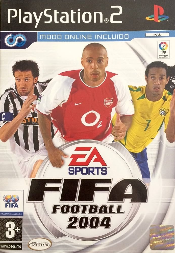 Portada españa fifa 2004