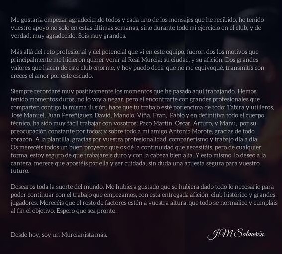 Salmerón carta